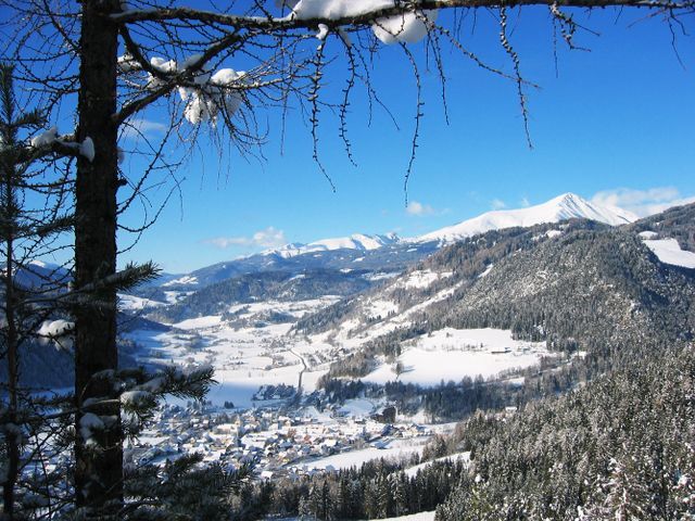 Der Graggober in Oberwölz Stadt im Winter